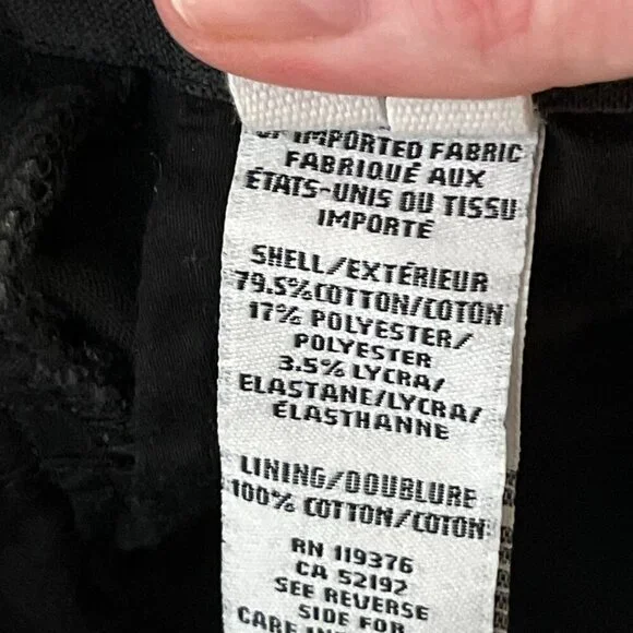 Helmut Lang Legging LBack Pull On Coated Black Skinny Pant Size 27 - Picture 9 of 10